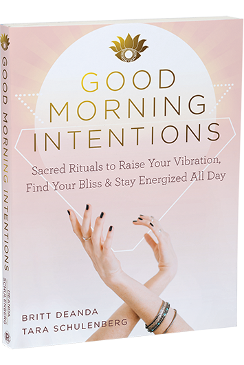 Good Morning Intentions cover with two lyrical posed hands